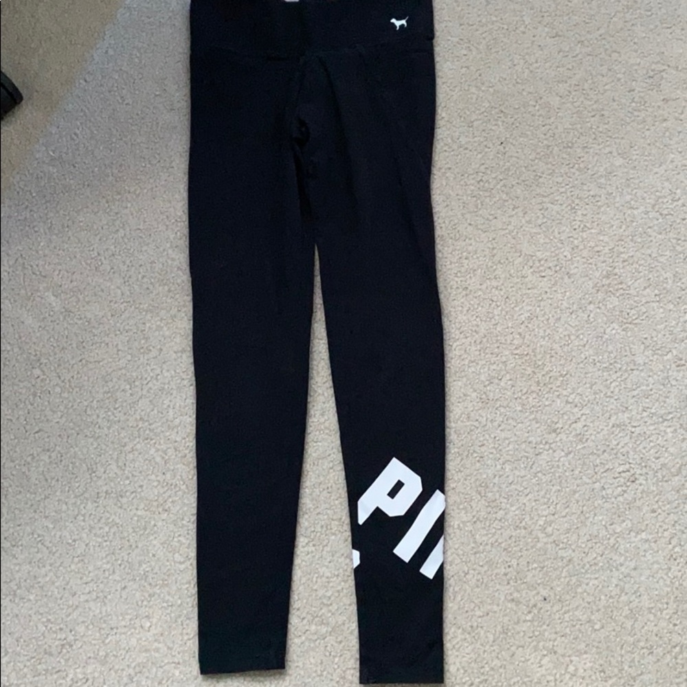 Black Pink Victoria’s Secret leggings